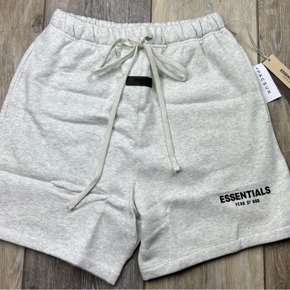 Fear of God Essentials Light Oatmeal Shorts Sizes: XS  *AUTHENTIC*